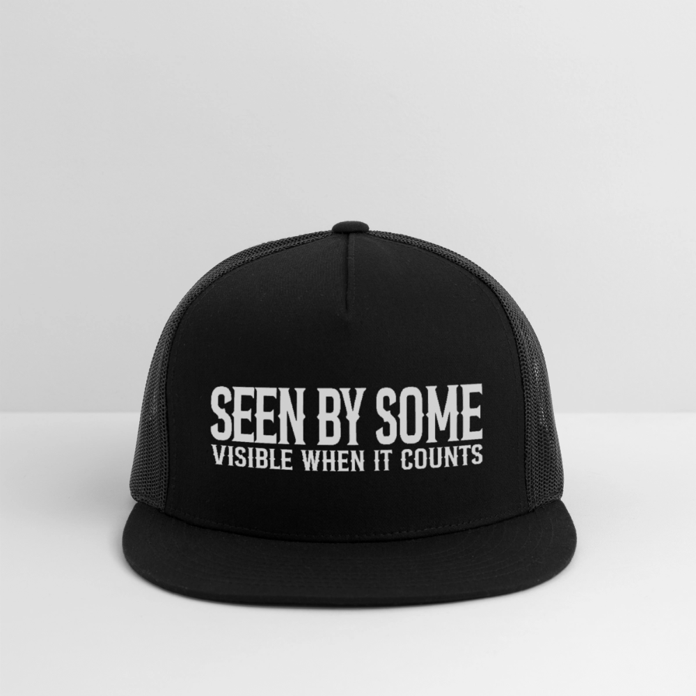 SEEN BY SOME. VISIBLE WHEN IT COUNTS. - black/black